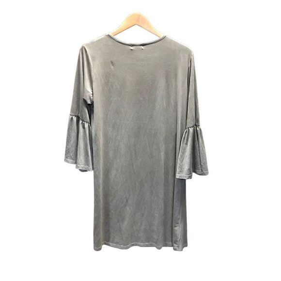 Simply Southern Balloon Sleeve Super Soft Tan Dress Size Large (L) - Picture 2 of 5